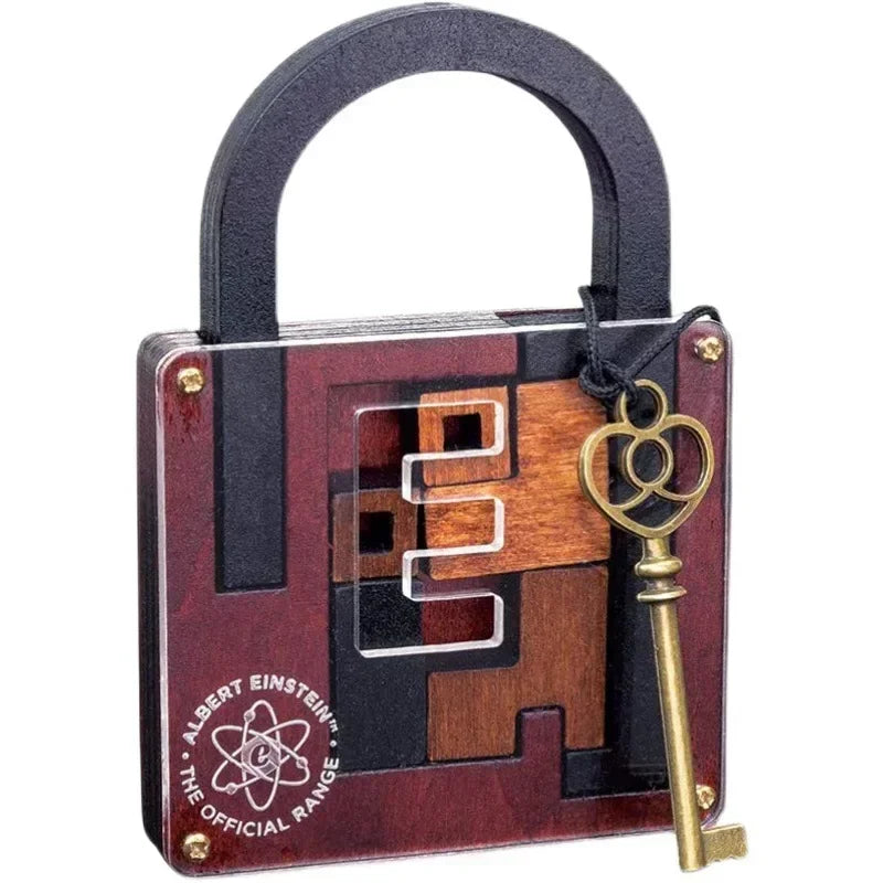 Jeu de puzzle casse-tête en bois classique et stimulant, jouet de défi avec verrouillage du qi parfait, cadeau pour le développement cognitif des enfants