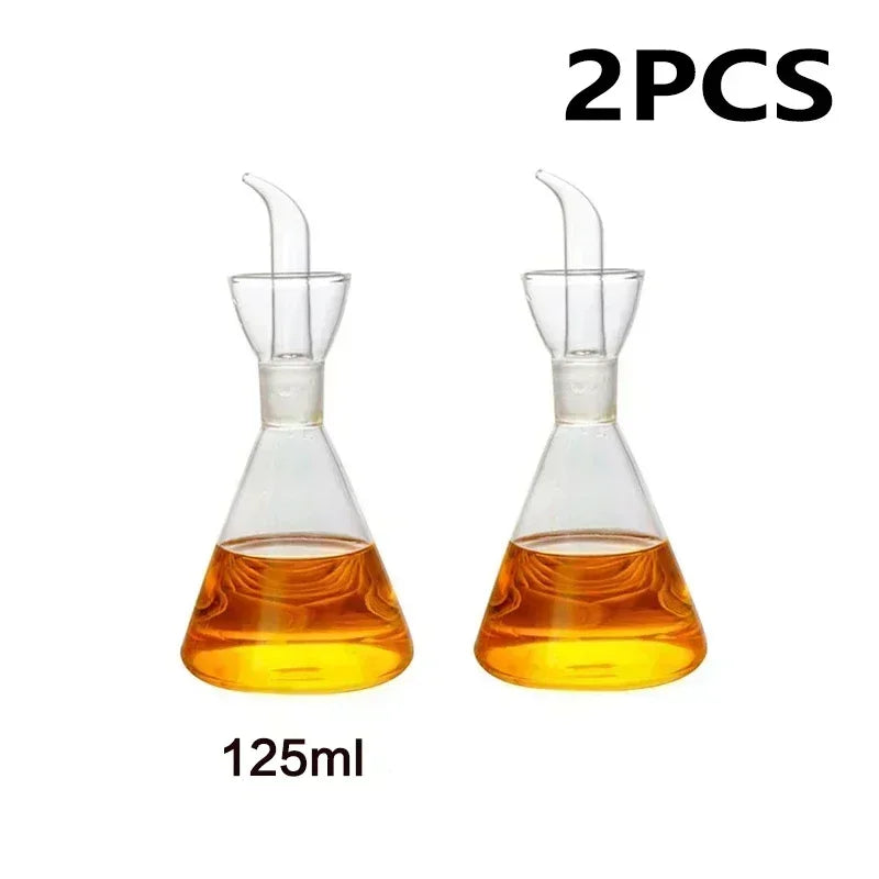 Pot d'huile en verre à haute teneur en Borosilicate, Pots d'huile et de vinaigre anti-fuite pour la cuisine, Pot de Sauce soja, réservoir d'huile, bouteille d'huile d'assaisonnement