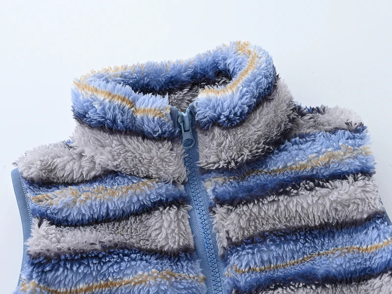 Trench-Coat à fermeture éclair de couleur unie pour garçons, manteau d'hiver pour enfants
