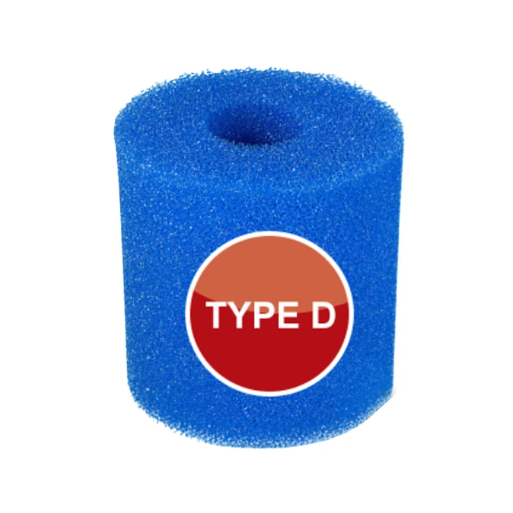 Éponge filtrante de piscine en Bio mousse réutilisable, longue durée, facile à nettoyer, universelle pour le Type I/II/VI/D, 1 pièce