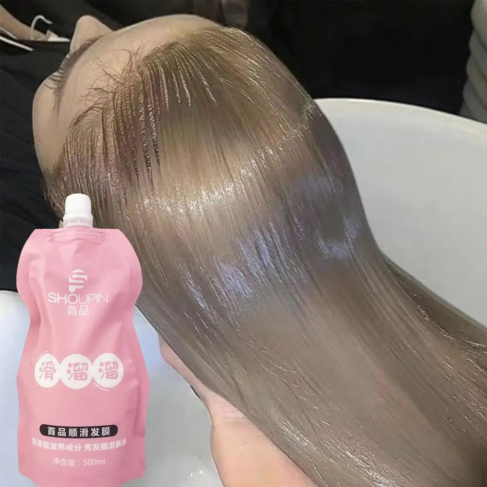 Masque de réparation rapide pour cheveux abîmés, améliore les cheveux rugueux et abîmés, lisse et nourrit les cheveux, soin des frisottis, doux pour tous les types de traitement du cuir chevelu, 500ml