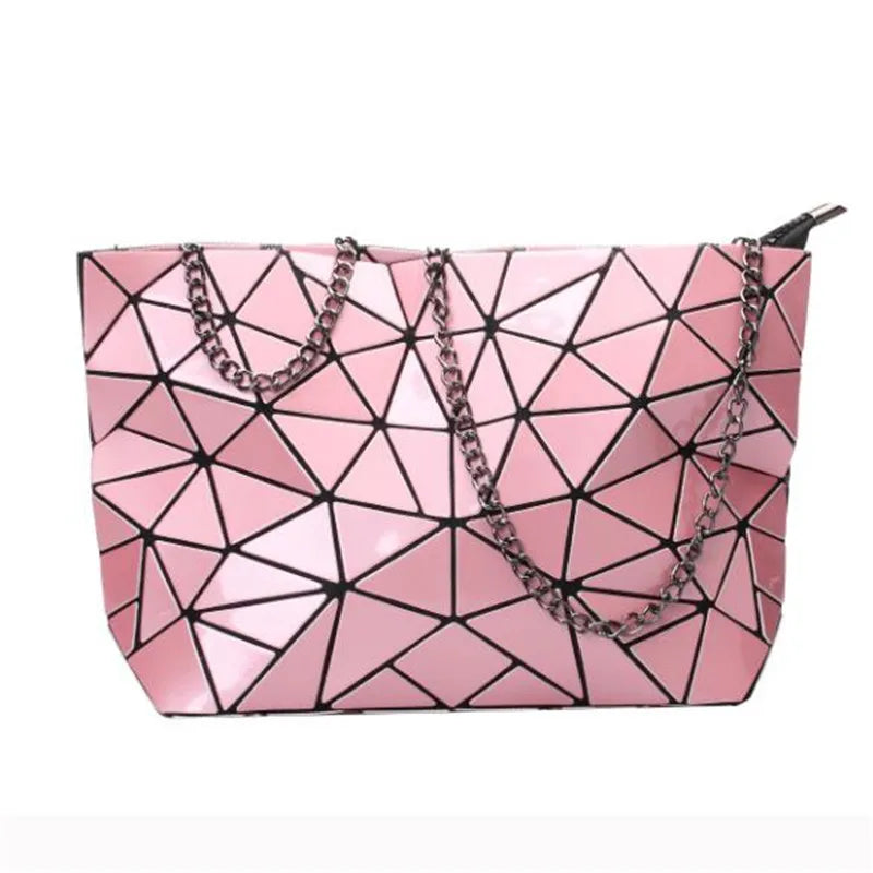 Women's handbag, luxury women's bag, Bao-Sacs Silver Geometric Handbags for Women, Shoulder Bag, Messenger Bag, Luxury Tote, Fashion, Designer, E27, 2023