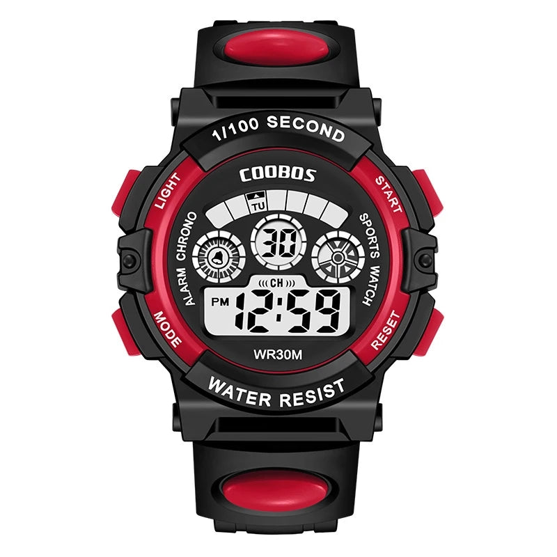 Sport enfants montres mode LED montres numériques pour enfants bracelet en Silicone étanche lumineux filles garçons horloge cadeau reloj niNo
