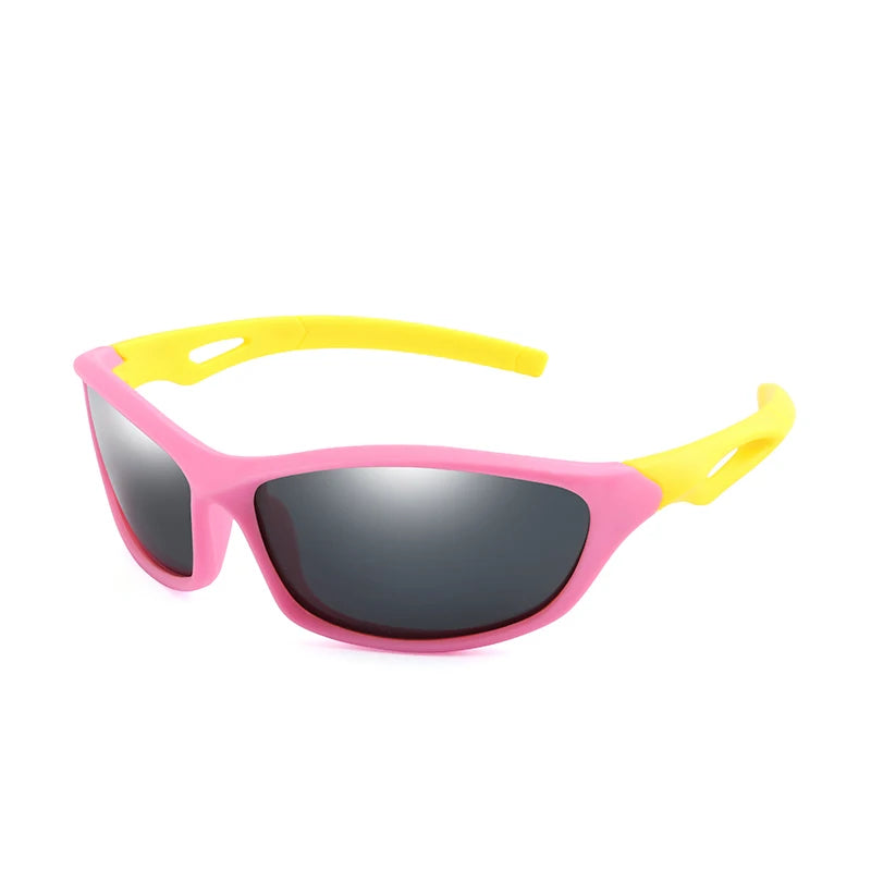 Enfants garçon sport lunettes de soleil TR90 Cool lunettes de soleil lunettes extérieures Protection UV lunettes équilibre voiture glisser nuances enfants lunettes