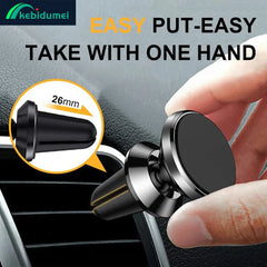 Support de téléphone magnétique universel support de voiture avec Clip de ventilation de voiture support de téléphone portable support de téléphone téléphone intelligent réglable à 360 degrés