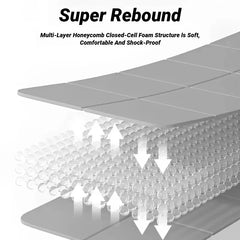 Nouveau tapis de Yoga pliable écologique Tpe pliant voyage Fitness exercice Double face antidérapant pour les Pilates et les entraînements au sol