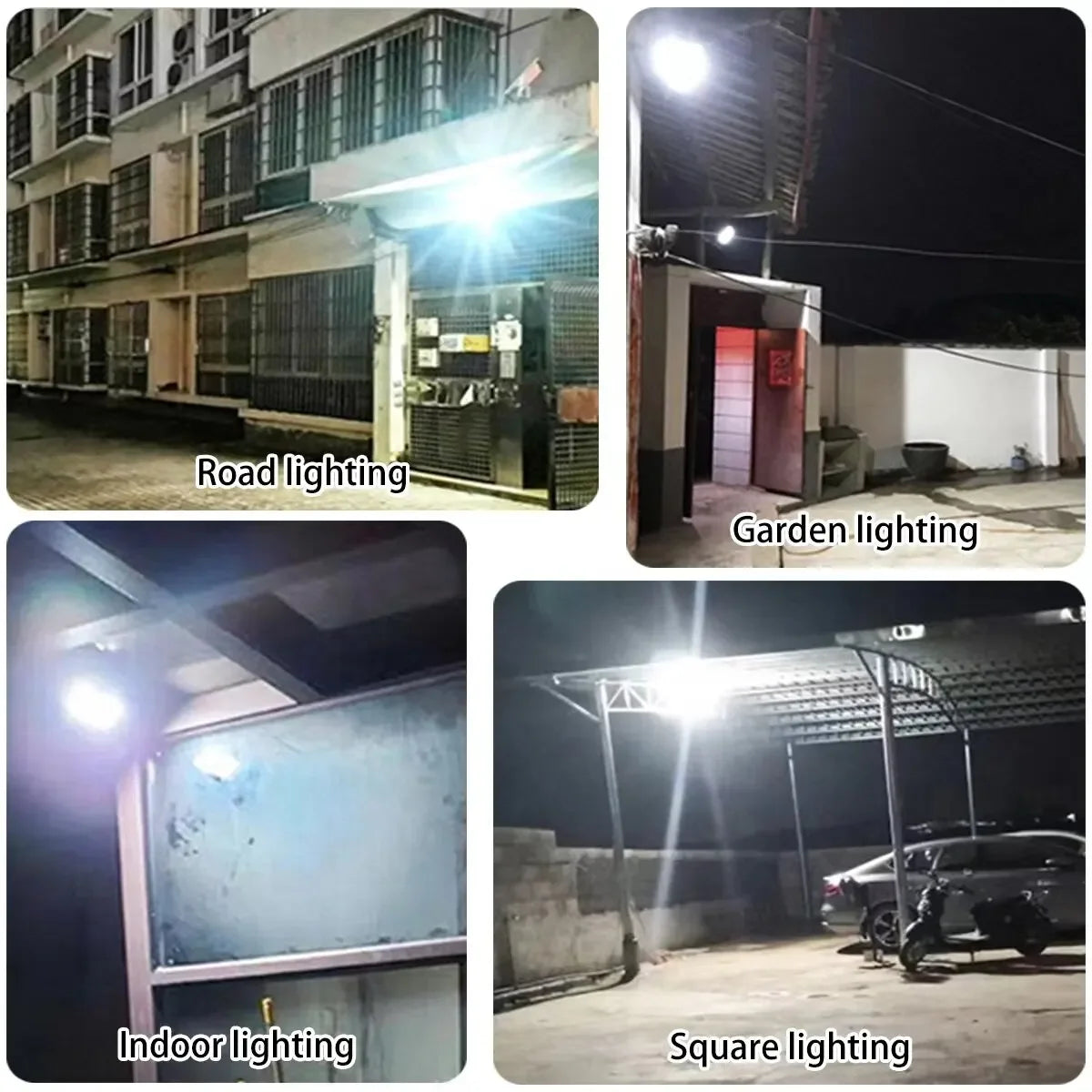Lampes de jardin LED extérieures à énergie solaire – Spot mural étanche IP67 pour paysage, façades de construction et éclairage de secours