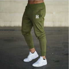 Men's slim fit athletic jogging pants, fitness track pants, sweatpants, Harajuku streetwear, casual summer wear, fjNew