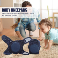 1 paire de genouillères coordonnantes pour bébé, coudières de sécurité pour enfants, protège-jambes pour nourrissons et tout-petits