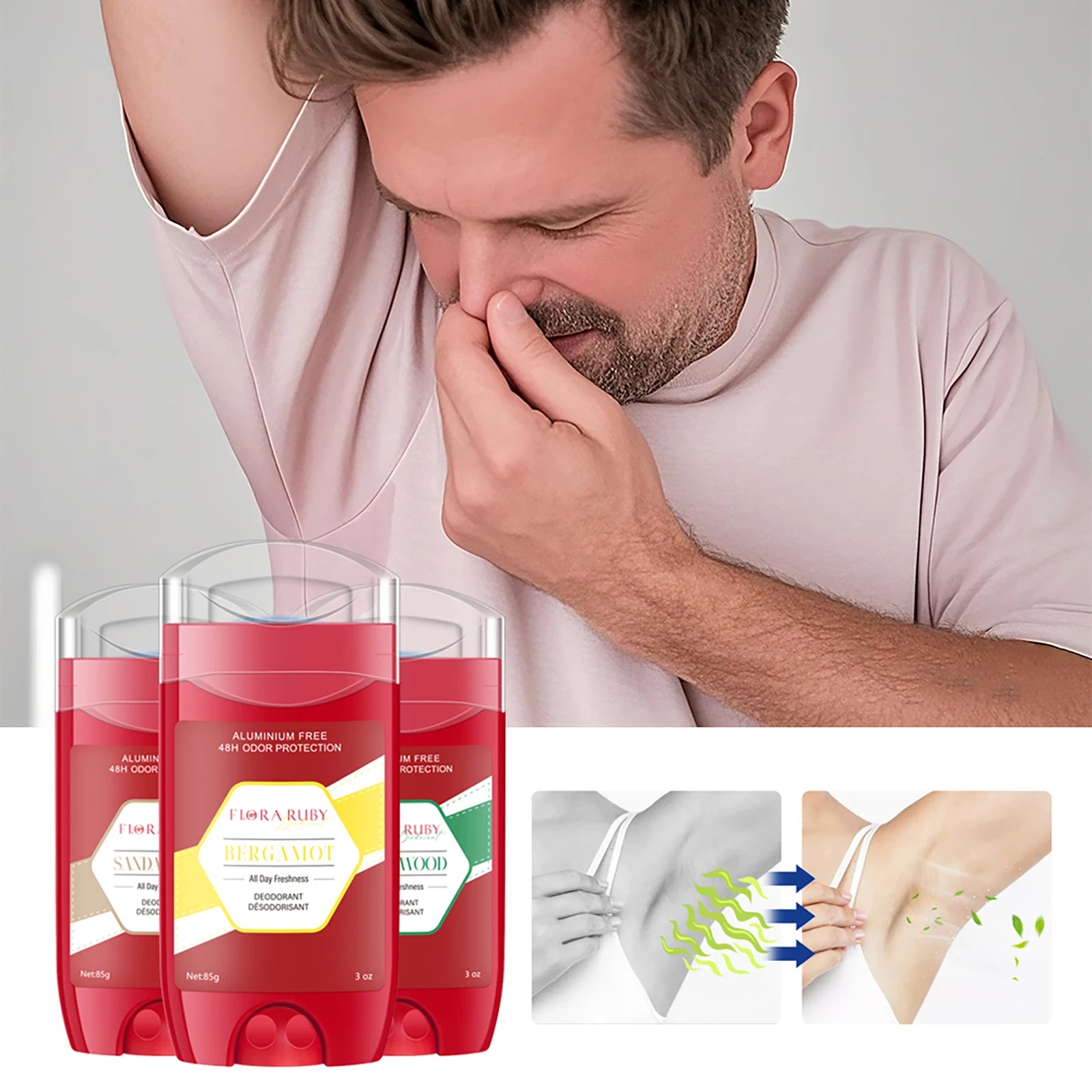 Déodorant sans aluminium Old Spice pour hommes, haute résistance, défense de la sueur 24/7, Protection contre les odeurs, fraîcheur 24/7, parfum durable,