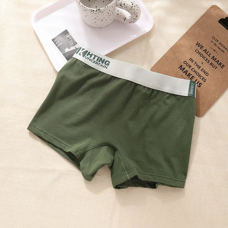 Coton femmes culottes sous-vêtements femmes intimes femme respirant antimicrobien Boyshorts slips Sexy Shorts étudiants boxeurs