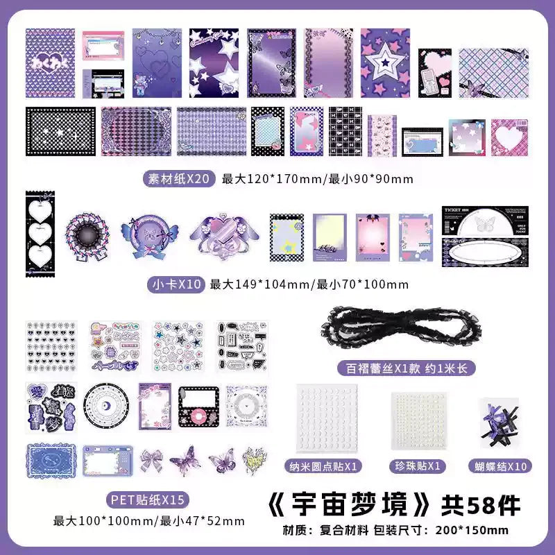 Accessoires Itabag bidimensions, paquet de matériel de bricolage, accessoires de Badget Anime, fond de planche de Millet, cadeau d'anniversaire