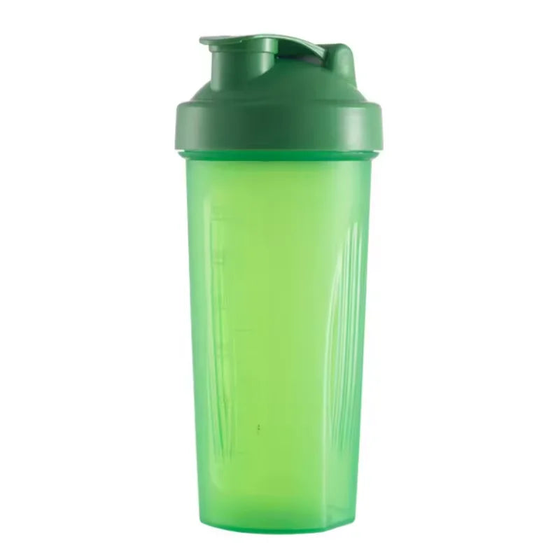 Bouteille Shaker de 600ml, bouteille en plastique Shaker de protéines de 20oz, bouteille de Fitness Portable pour les amateurs de Fitness et les athlètes