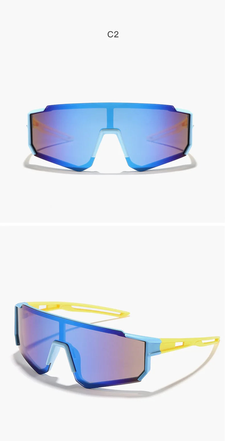 Lunettes de soleil de cyclisme en plein air pour enfants, pour garçons et filles, pour vtt, conduite, vélo, sport, escalade, lunettes de protection, UV400