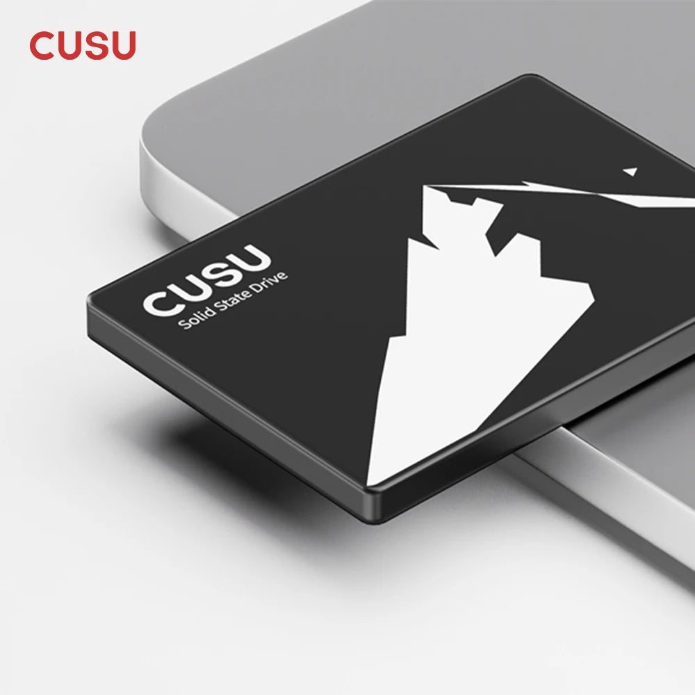 CUSU SSD Hard Drive, SATA 3, 128GB, 256GB, 512GB, 1TB, 2TB capacity, for laptop and desktop