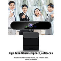 4K USB Webcam with Microphone, Autofocus, 2K Camera for PC/Laptop, 1080P Live Streaming Webcam for Video Calls