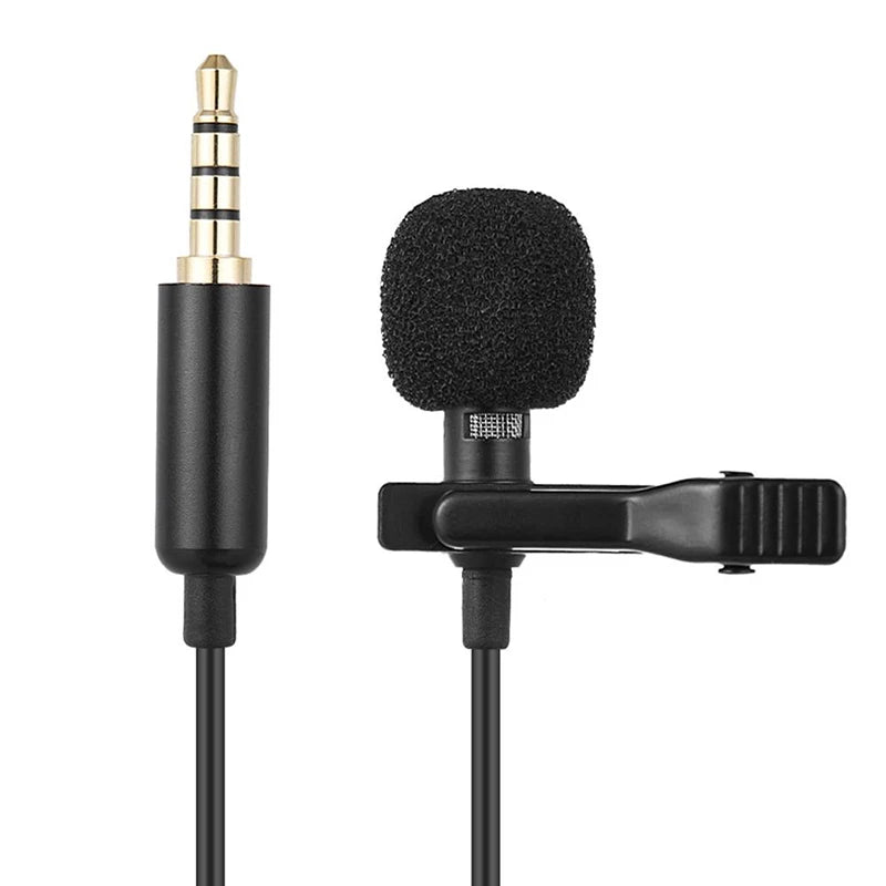USB Mini Microphone Lavalier Type C pince métallique micro à revers 3.5mm Microphone à condensateur pour PC portable téléphone portable conférence Mike