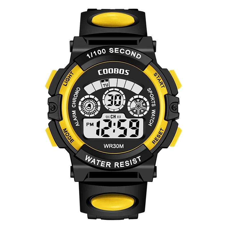 Sport enfants montres mode LED montres numériques pour enfants bracelet en Silicone étanche lumineux filles garçons horloge cadeau reloj niNo