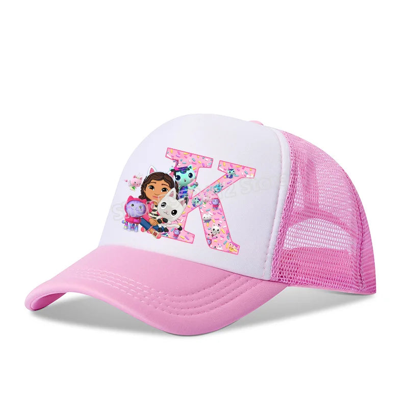 Gabby Dollhouses enfants casquettes de Baseball dessin animé Anime chapeau décontracté Sports de plein air chapeau de soleil réglable casquette à visière fille mignon cadeau d'anniversaire