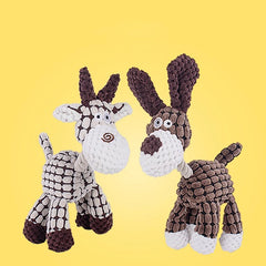 Jouets vocaux populaires pour chiens de compagnie, chiots, meulage des dents, jouets en peluche, compagnon interactif, jouets décompressés pour animaux de compagnie