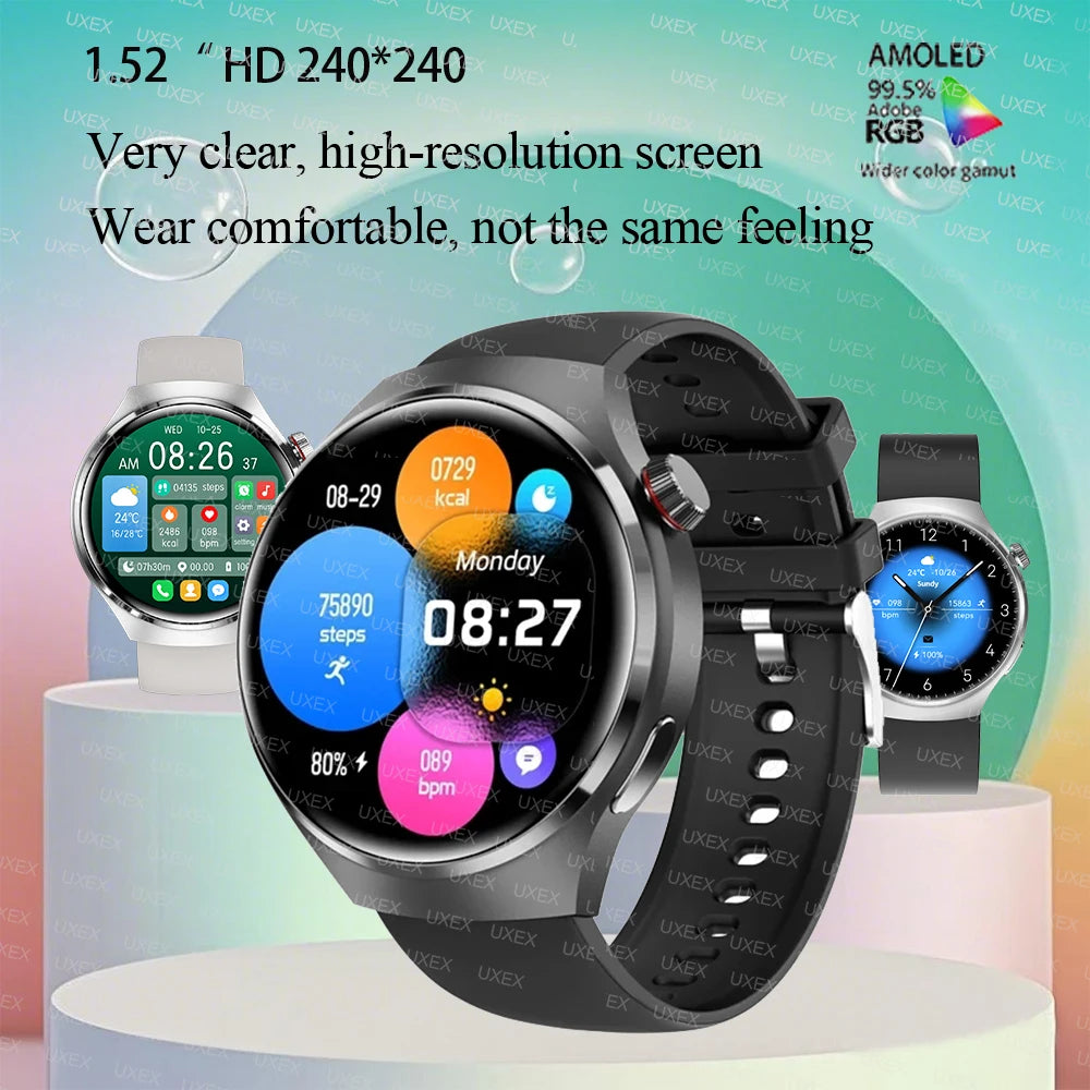 2025 montre Smartwatch Wemon 1.52 "HD Bluetooth appel offres aujourd'hui cadeau pour hommes suivi de santé montres Smart Hombre affaires nouveau