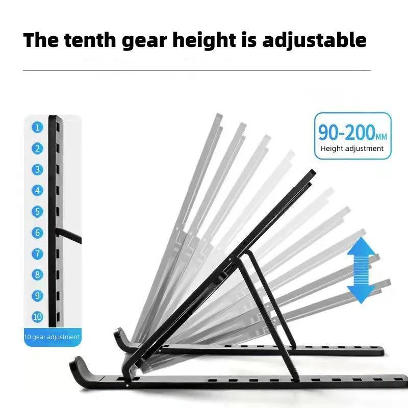 Support réglable pour ordinateur Portable, Support d'ordinateur pour Macbook Air Pro, accessoires, Base pliable pour Pc