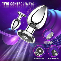 Adult sex toys, double-ended metal anal plug, couples' play, male and female anal dildo, G-spot massager, female SM plug masturbator