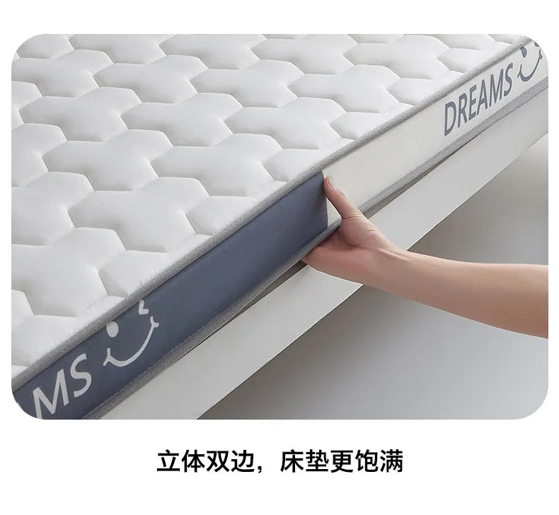 Matelas en Latex à mémoire de forme, pour usage domestique, lit Double simple Extra épais, pour dortoir d'étudiants, sol Tatami