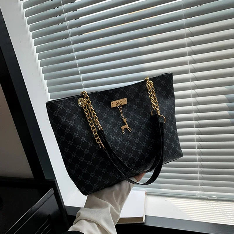 Nouveau sac à main presbytie Texture cuir souple grande capacité fourre-tout femmes sac avec accessoires suspendus sac à bandoulière