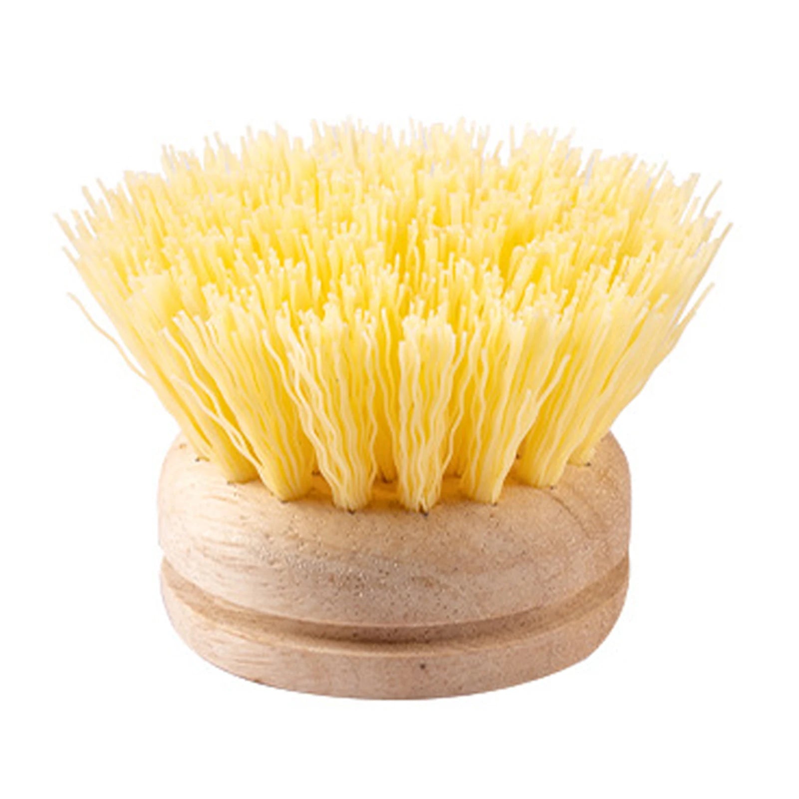 Brosse à vaisselle remplaçable, manche en bois, pour enlever les taches, les Pot, Portable, pour le nettoyage ménager, accessoires de cuisine