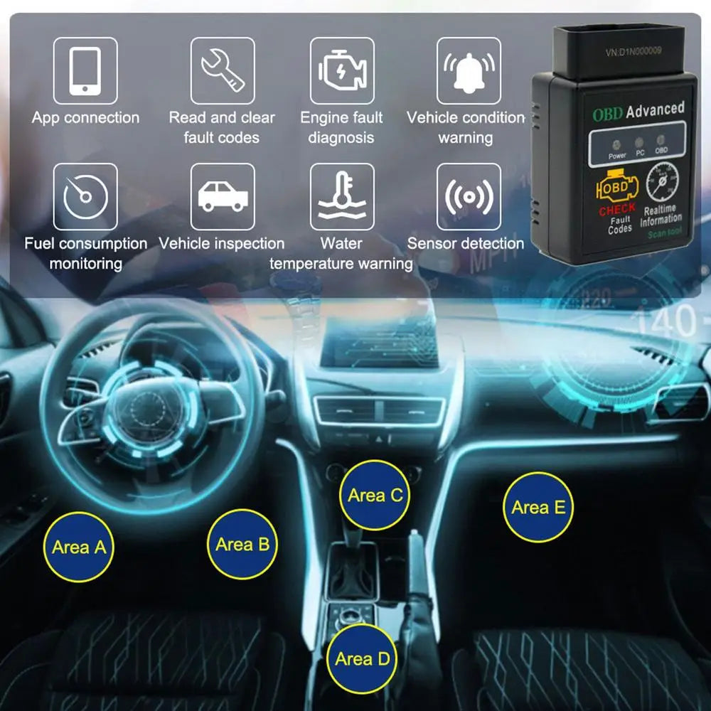 Système de diagnostic de défaut automatique, lecteur de lumière de moteur, EAU de défaut de voiture, outil d'analyse