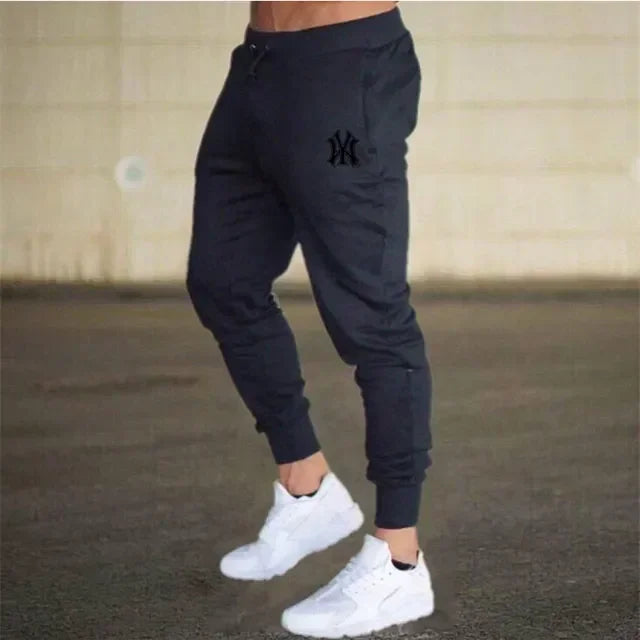Men's slim fit athletic jogging pants, fitness track pants, sweatpants, Harajuku streetwear, casual summer wear, fjNew