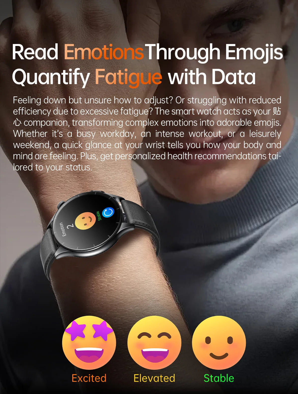 2025New surveillance de la santé acide uric pression artérielle oxygène sanguin analyse du corps montre intelligente ECG + PPG horloge montres intelligentes hommes pour IOS