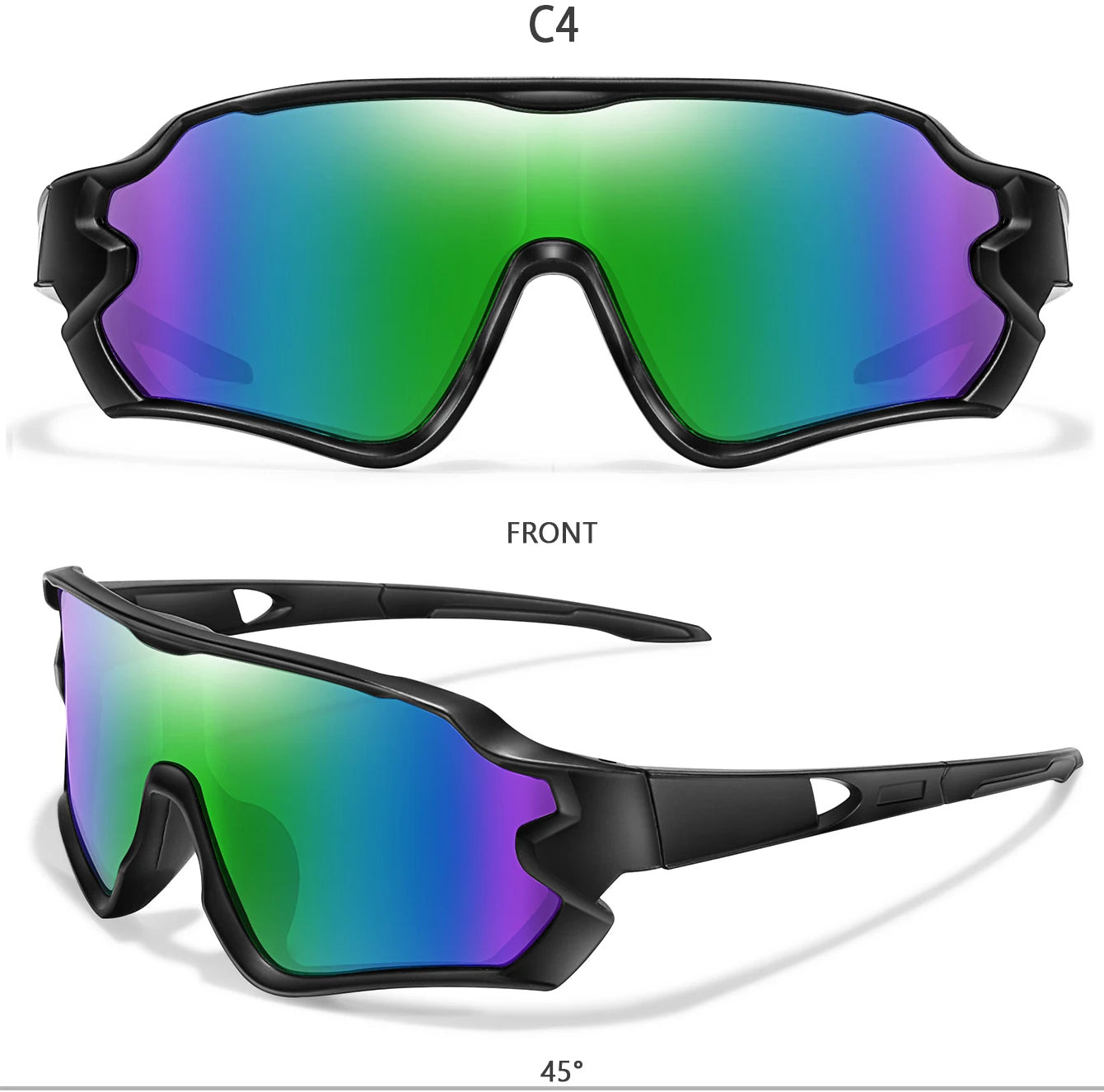 Enfants Sports de plein air 3-8 ans garçons et filles équitation enfants cyclisme lunettes de soleil UV400 Camping lunettes pêche vélo lunettes