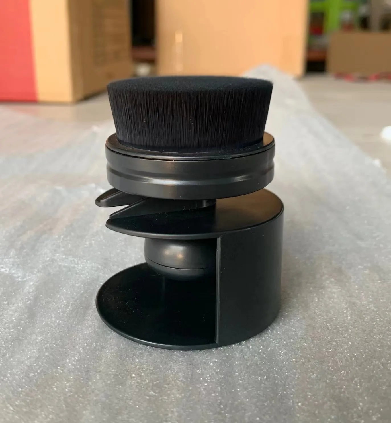 Brosse applicateur de brilho de pneu Portable, haute densité pour voiture avec support