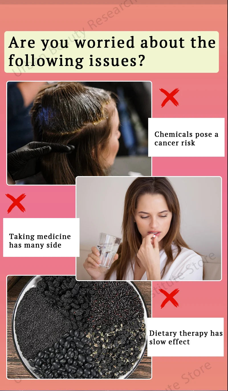 Réparer l'écologie originale des cheveux noirs