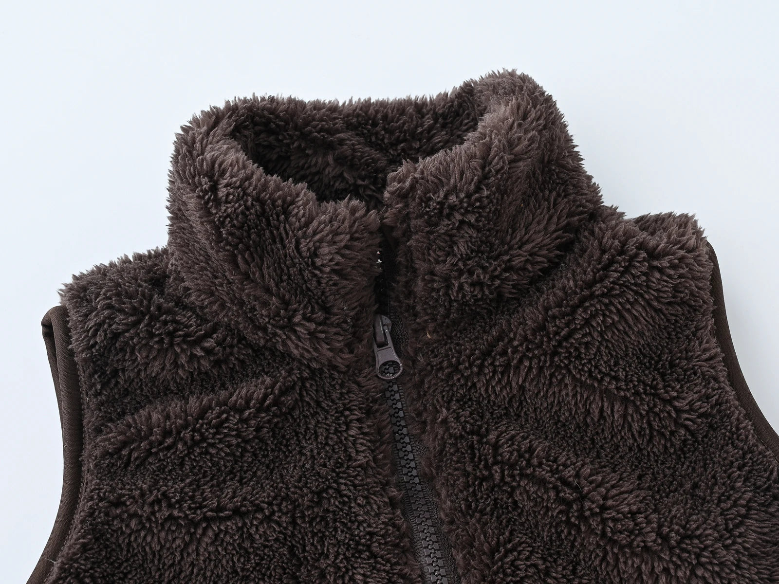 Trench-Coat à fermeture éclair de couleur unie pour garçons, manteau d'hiver pour enfants