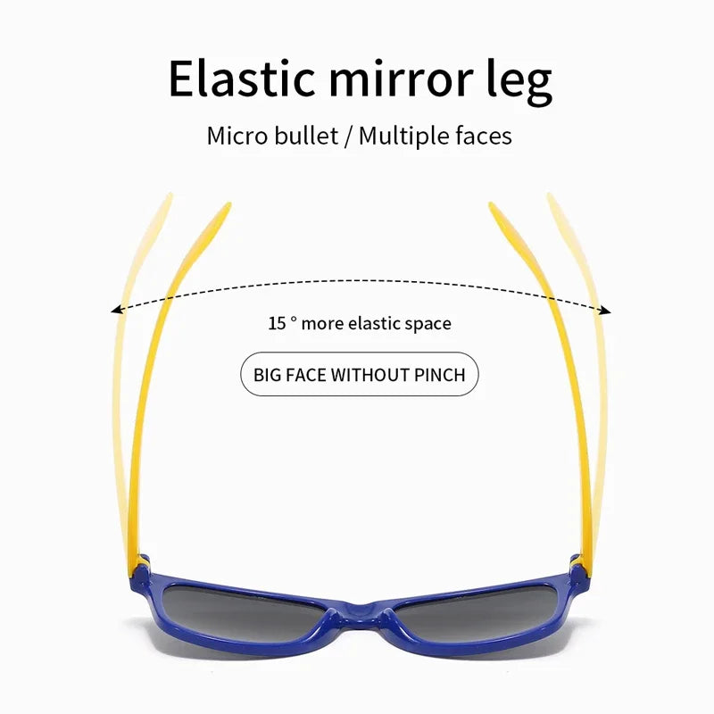 Lunettes De soleil pour enfants Non polarisées flexibles en plein air enfants lunettes De soleil été UV garçon fille Protection des yeux lunettes Gafas De Sol