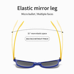 Lunettes De soleil pour enfants Non polarisées flexibles en plein air enfants lunettes De soleil été UV garçon fille Protection des yeux lunettes Gafas De Sol