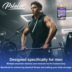 Supplément multivitaminique quotidien pour hommes – Fournit une santé cognitive du cerveau, une énergie et une endurance et une masse musculaire