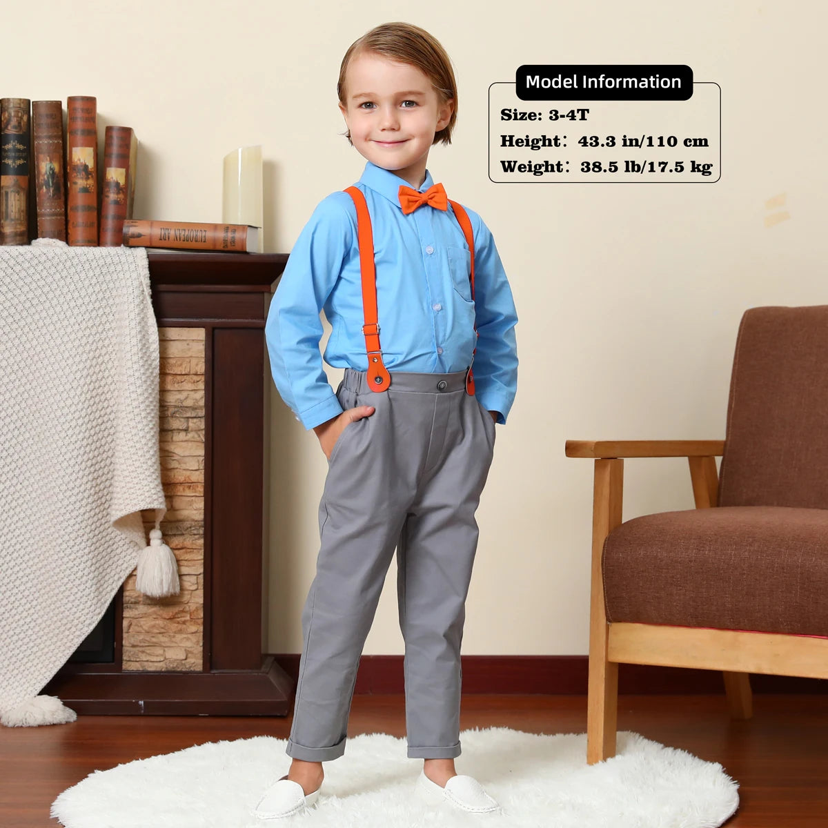 Tenues pour bébés garçons, costumes d'anniversaire d'halloween, vêtements pour enfants, robe à bretelles, photographie pour hommes, ensemble cadeau de fête pour nourrissons