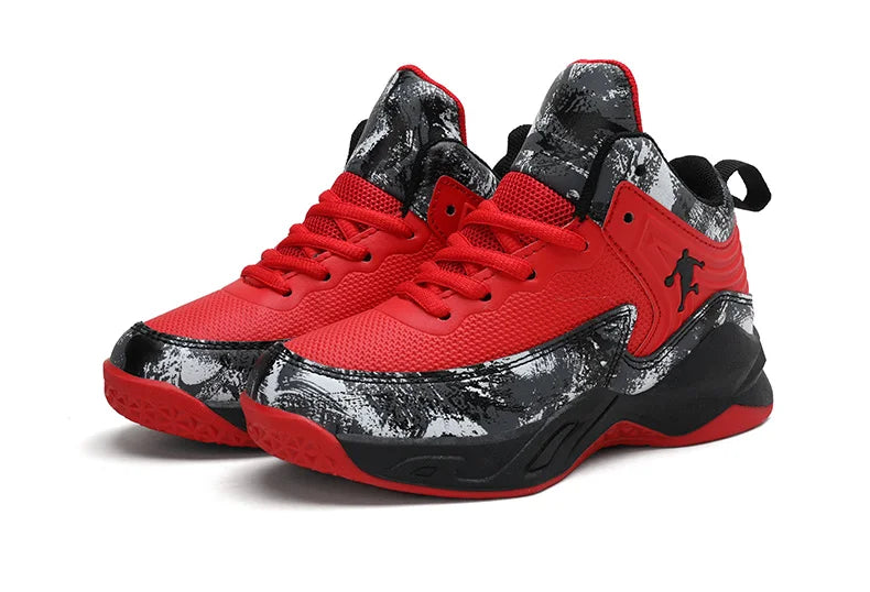 Chaussures de Basket-ball pour enfants, baskets d'extérieur antidérapantes, de sport, de course, d'entraînement, de marche