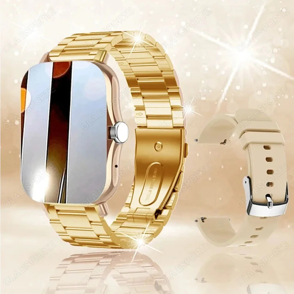 2025 nouvelle montre intelligente hommes femmes cadeaux 1.83 ''écran tactile complet Sport Fitness Tracker Smartwatch hommes BT appels numérique smarthwhatch