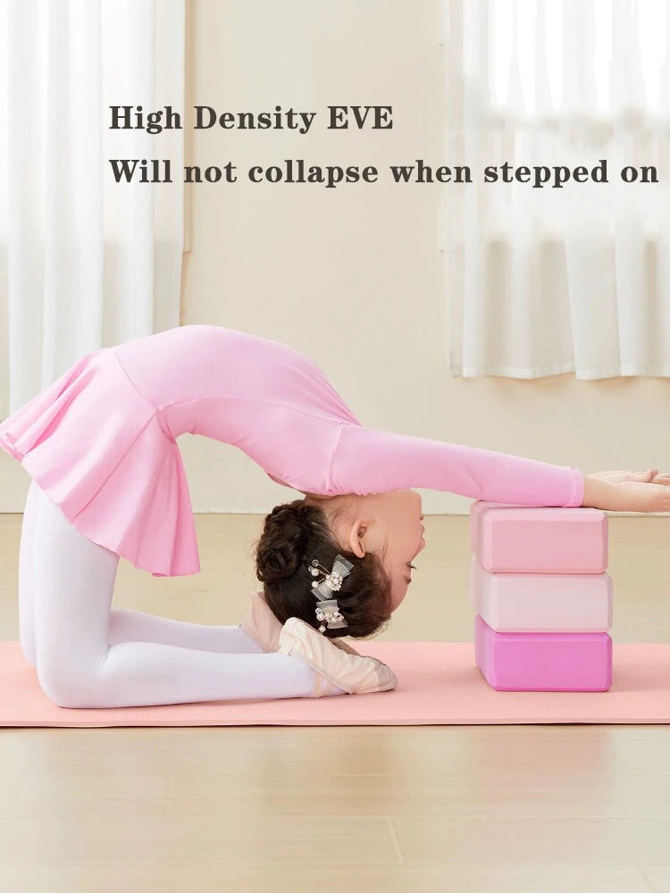 Blocs de gymnastique EVA, brique en mousse, exercice d'entraînement, Fitness, outil de danse, traversin de Yoga, coussin d'étirement, façonnage du corps, blocs de Yoga
