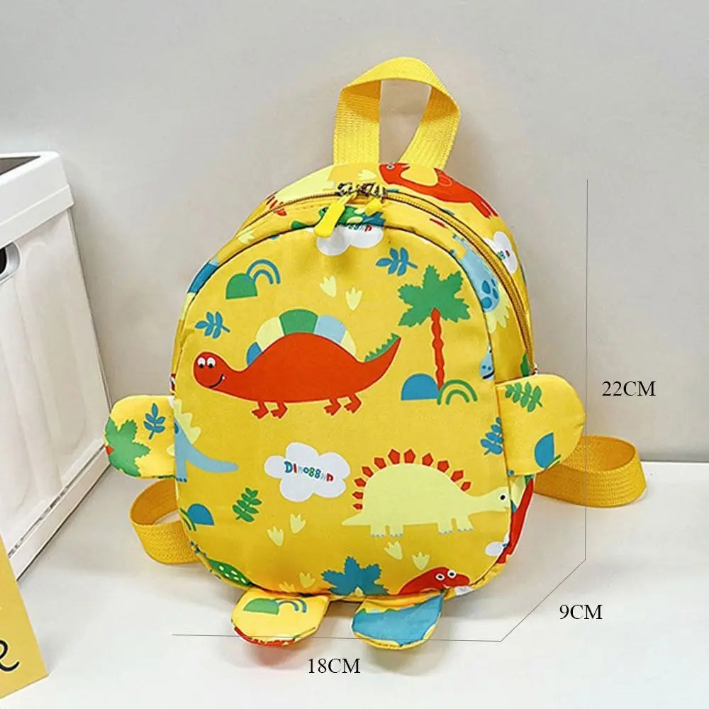 Sac à dos en nylon de dinosaure de dessin animé animal de maternelle, cartable pour enfants, petits sacs Kawaii d'école pour garçons et filles