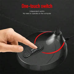 Microphone professionnel USB 3.5mm, chant statique, pour jeux sur ordinateur de bureau, puzzles omnidirectionnels