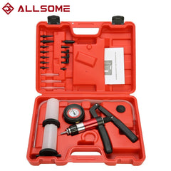 ALLSOME – outil de Diagnostic automatique pour voiture, pompe à pistolet à vide portative, adaptateur de purge de frein, réservoir de liquide, testeur d'huile, Kit d'outils