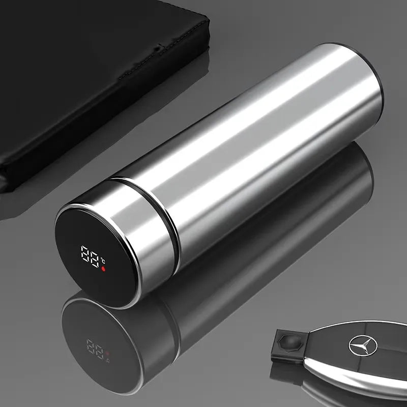 Thermos intelligent en acier inoxydable – Tasse de voyage sous vide à affichage LED (gobelet à thé à café chaud/froid à double température)