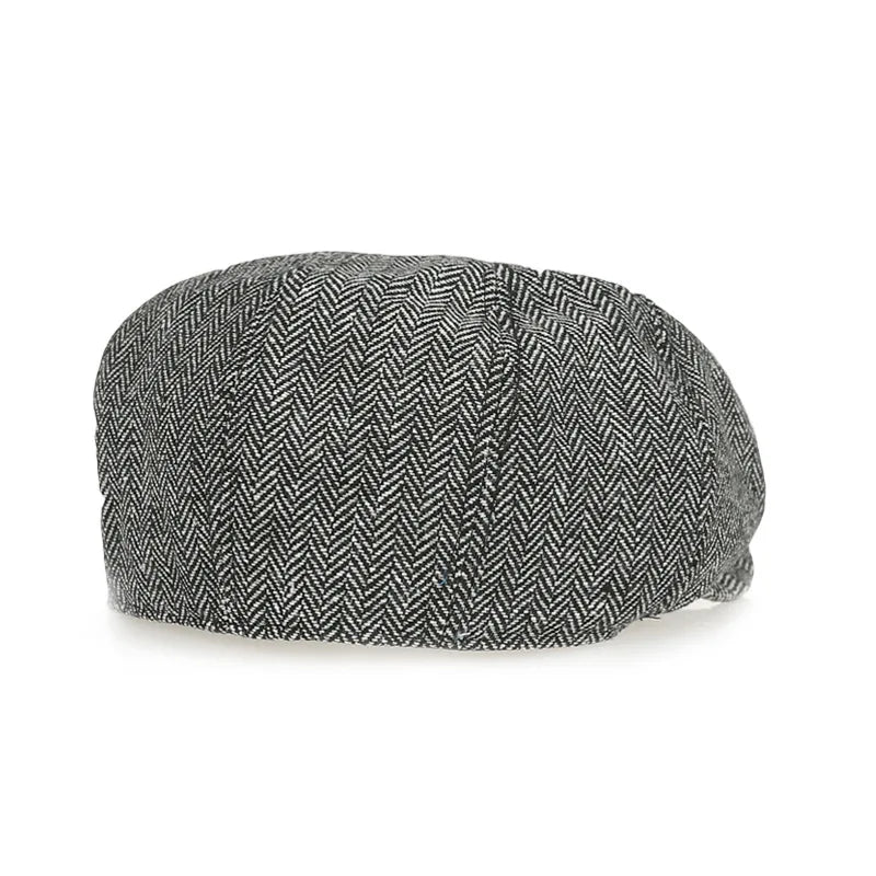 Casquette béret Vintage pour enfants, joli et élégant, chapeau de journal Ca rétro et Tweed pour enfants