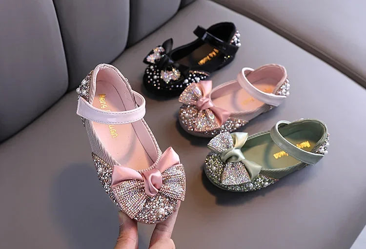 Sandales enfant en bas âge fille chaussures pour enfants perle strass brillant enfants chaussures bébé filles chaussures filles string sandales